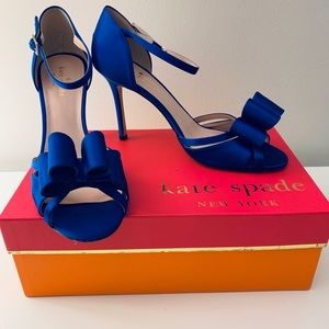 Kate Spade Ivela Cobalt/Satin Heels